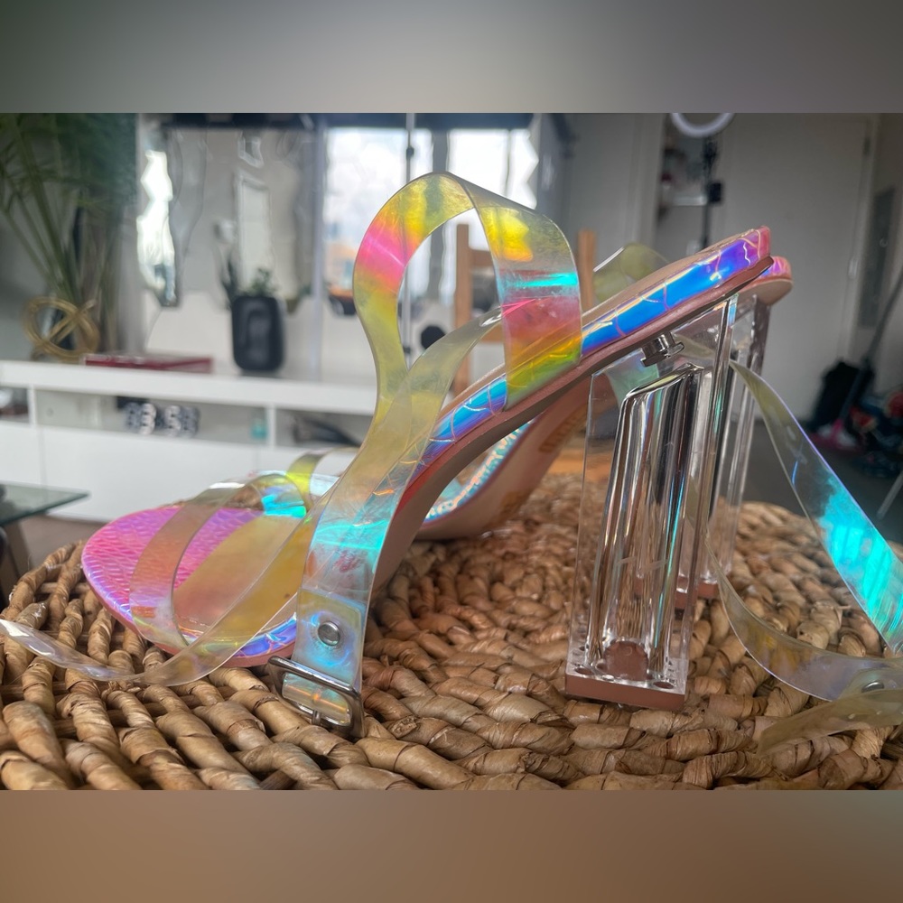 Cape Robbin Iridescent Strap Heels - Picture 13 of 16